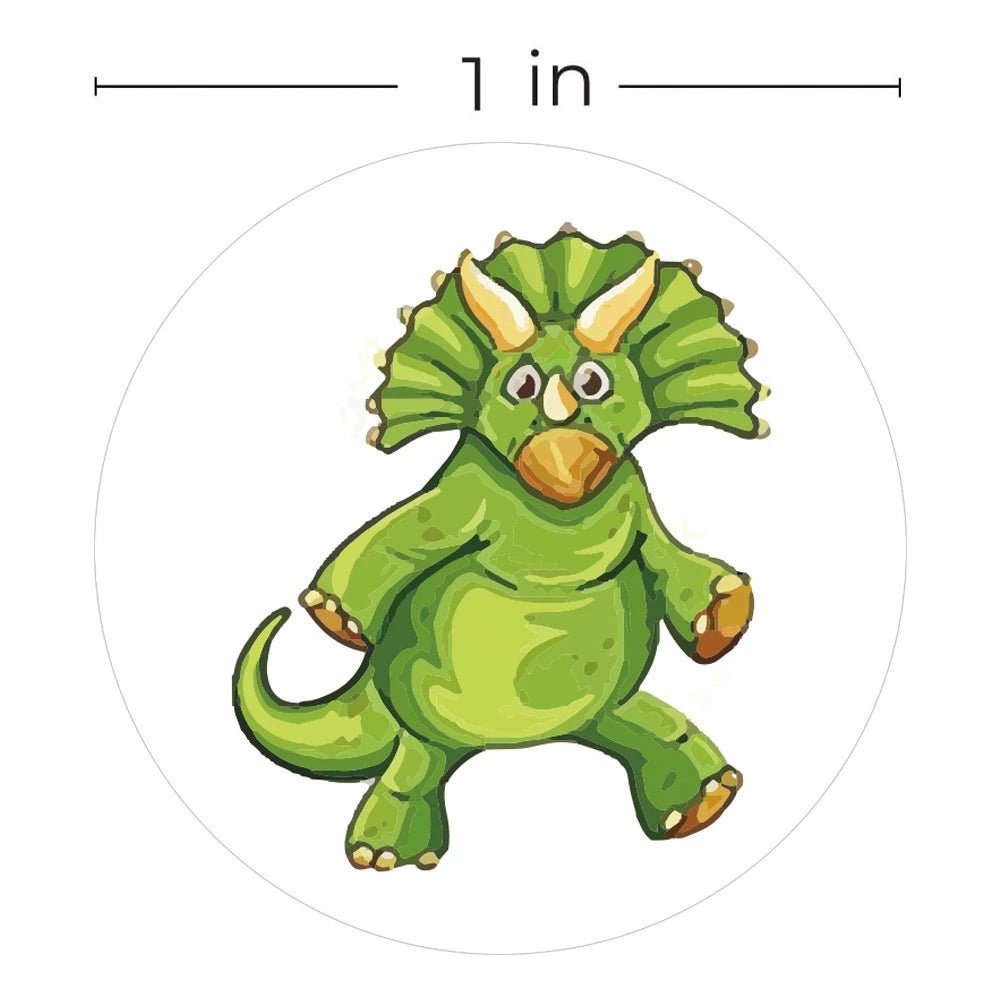 100-500pcs Children's Cartoon Stickers Little Dinosaur Pattern Kids Stationery Supplies School Teacher Supplies Reward Stickers - StarJam