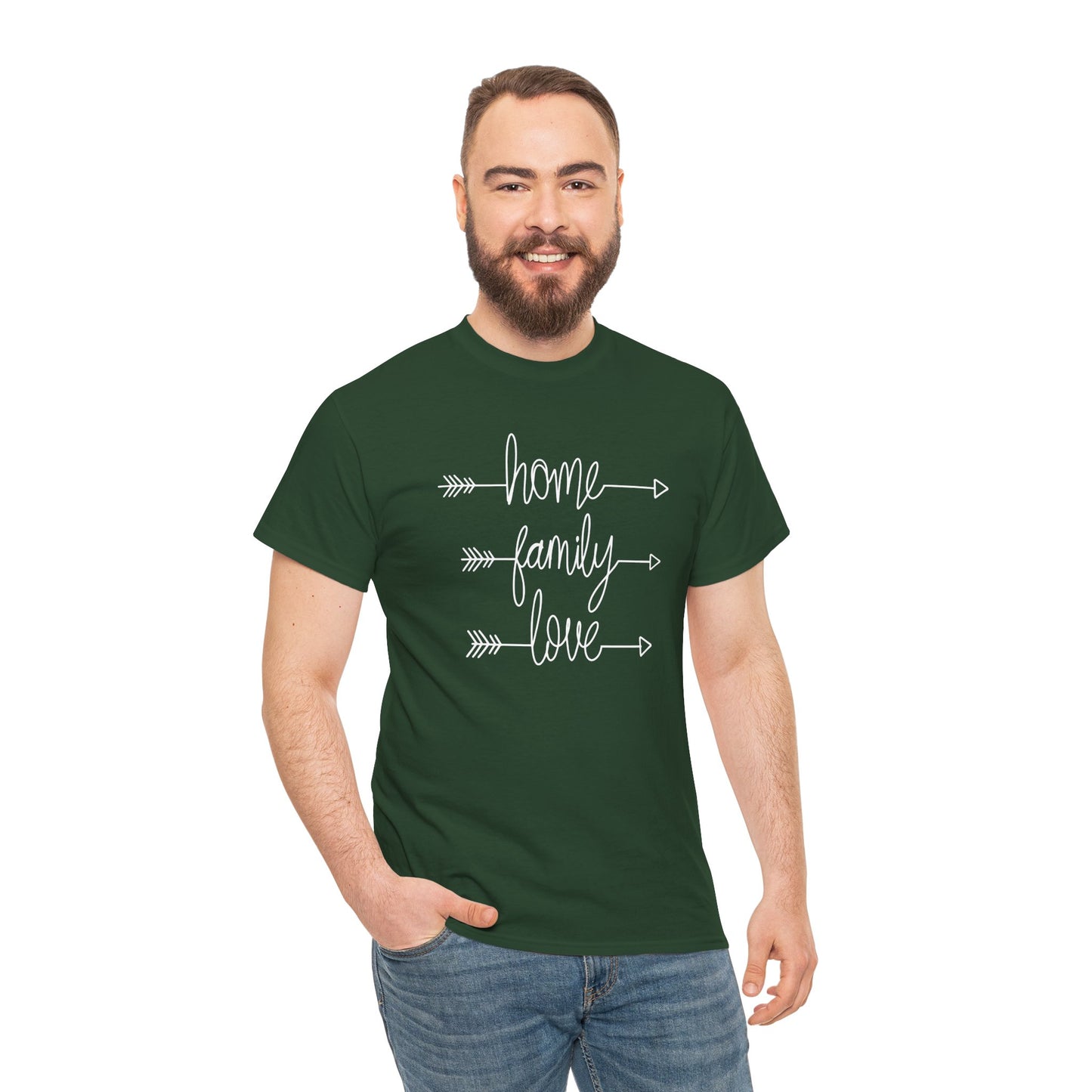 Home Family Love Motivational Tee