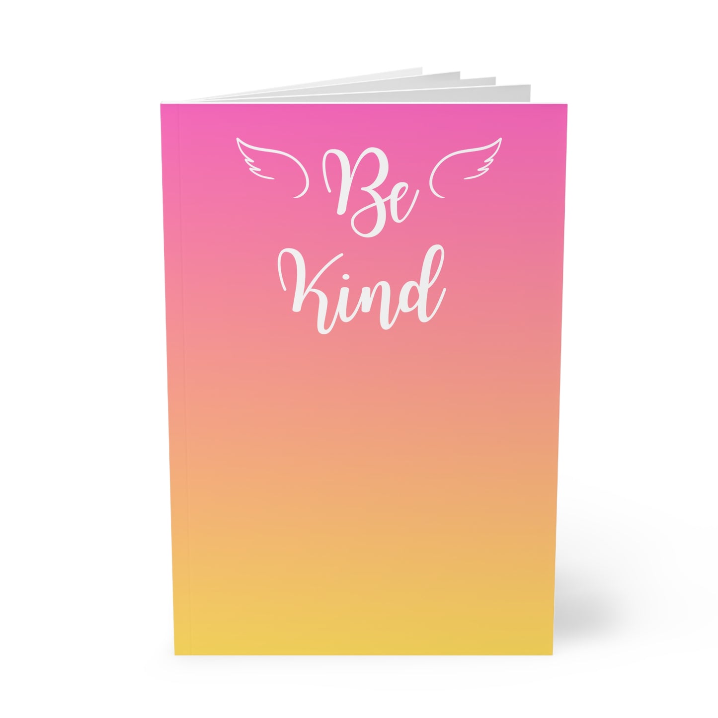 StarJam 'Be Kind' - Softcover Notebook, A5, Pink/ Peach