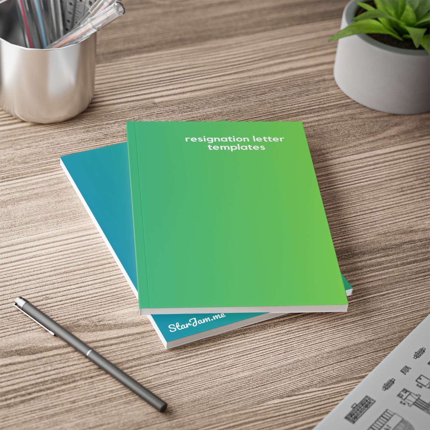 Resignation Letter - Naughty Pads - Green A5 Soft Cover Journal