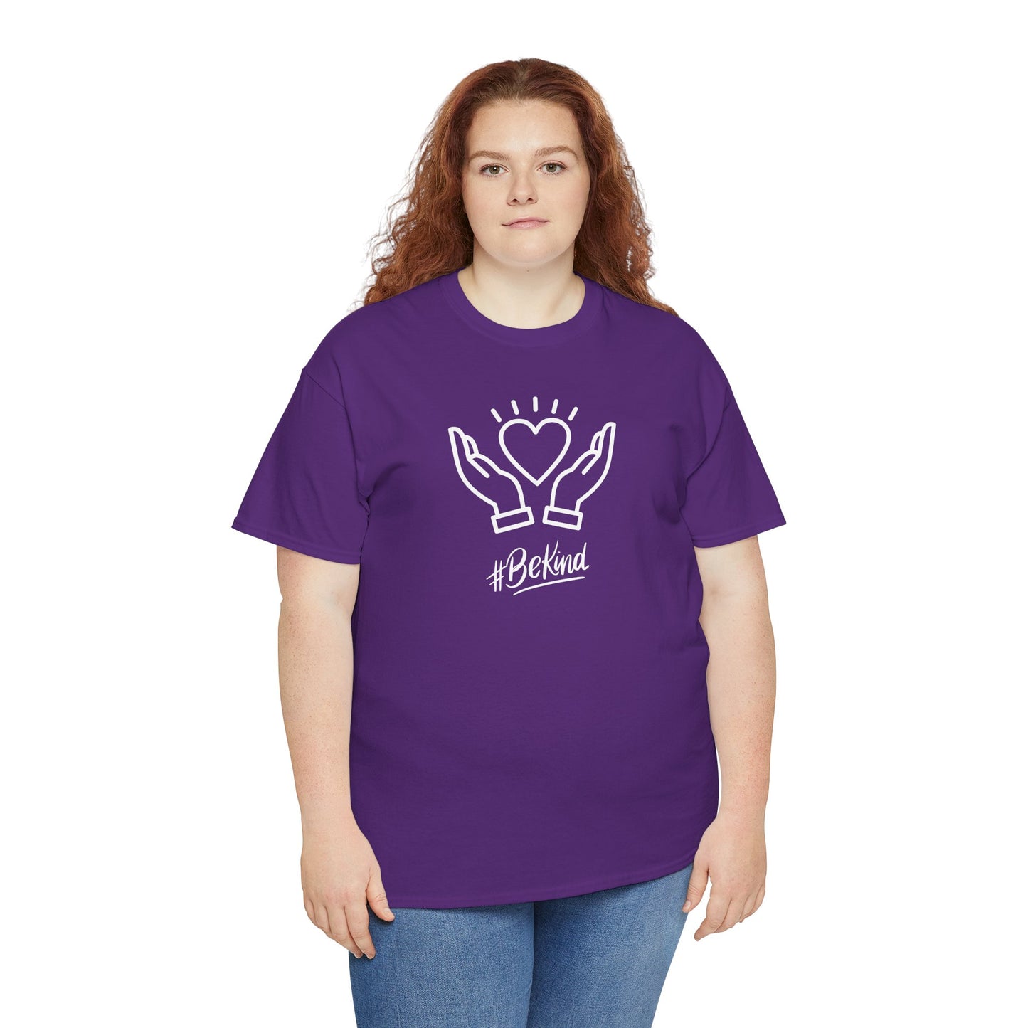 Motivational T-Shirt - #BeKind | Positive Vibes | Unisex Cotton Tee