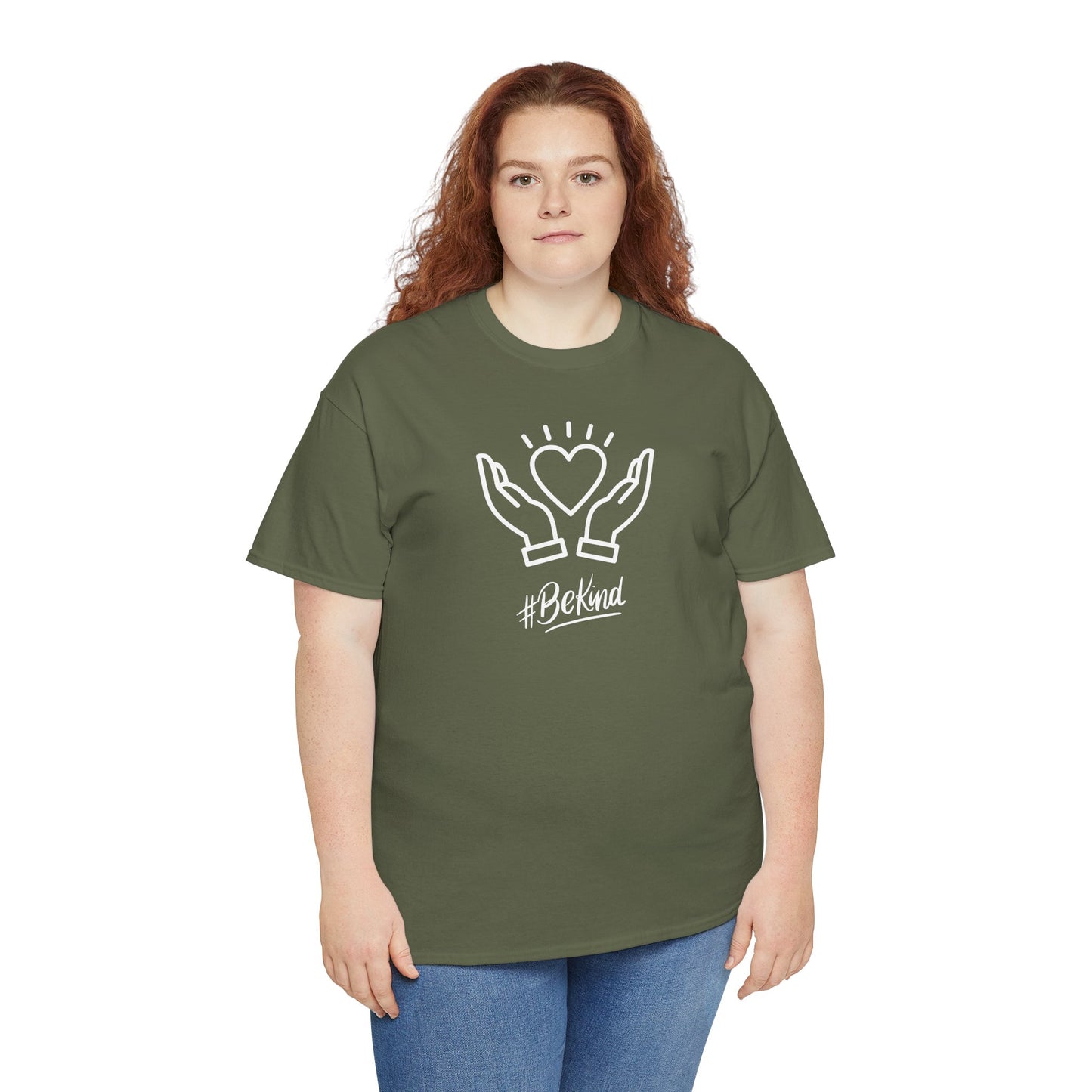 Motivational T-Shirt - #BeKind | Positive Vibes | Unisex Cotton Tee