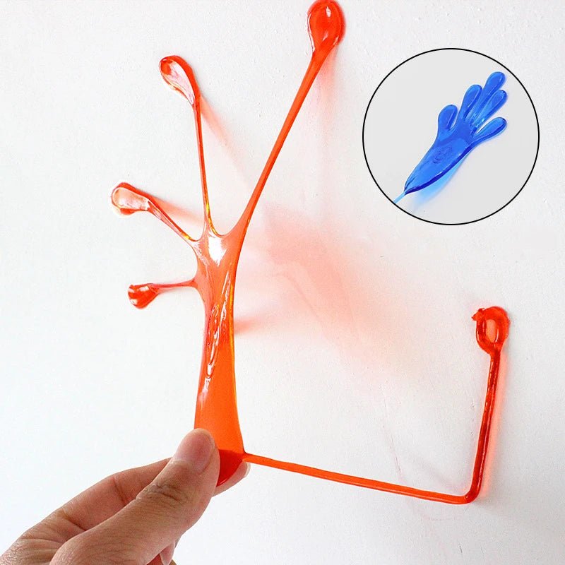10pcs/pack Party Favors Children Toy Sticky Hands Elastic Stretching Viscosity Prank Toys Birthday Gift Activities Small Gifts - StarJam
