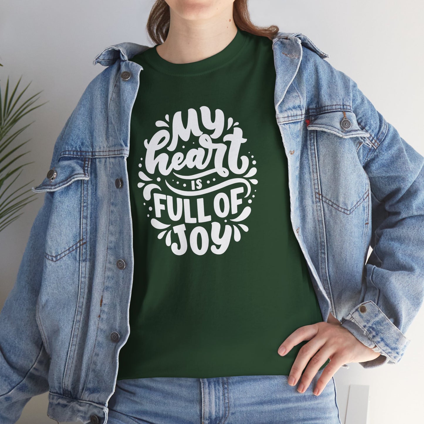 'My Heart Is Full Of Joy' Unisex Tee