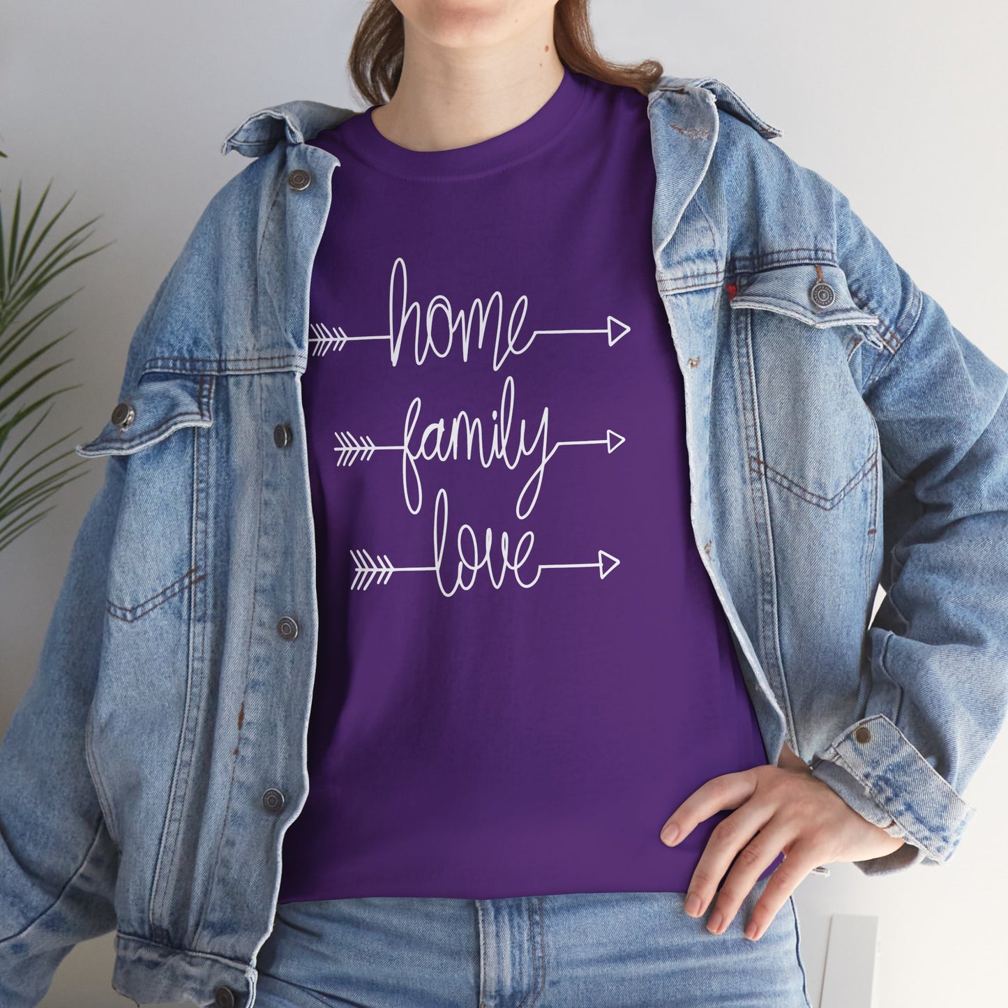 Home Family Love Motivational Tee