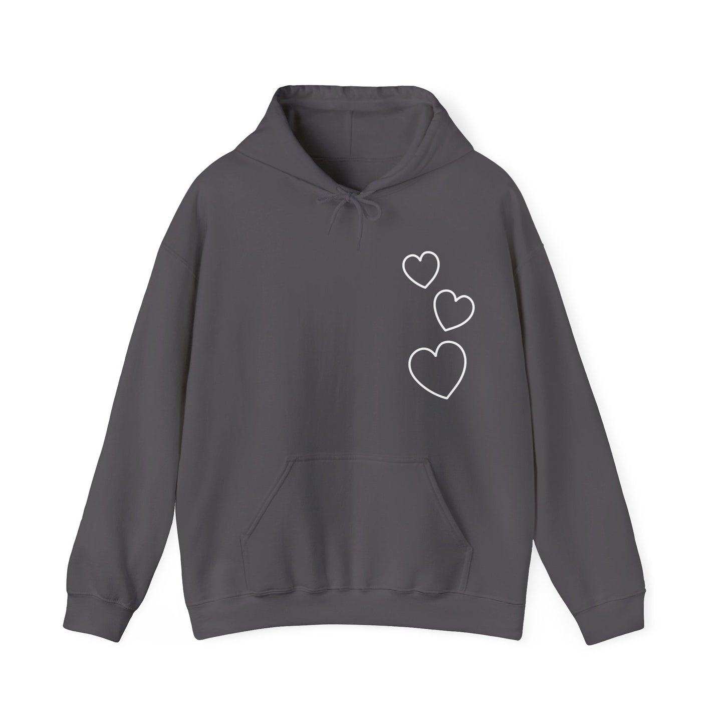 White Hearts Hoodie