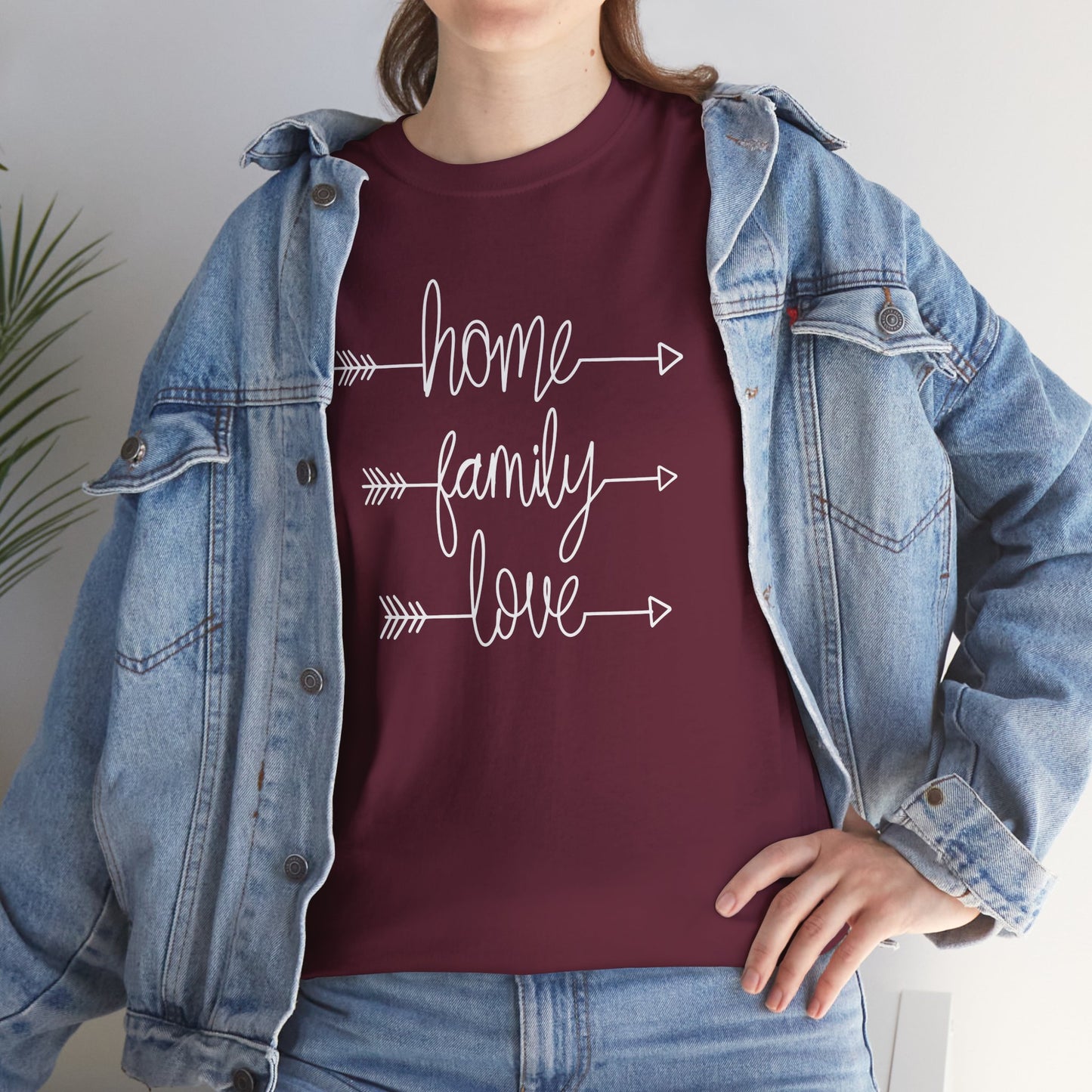 Home Family Love Motivational Tee
