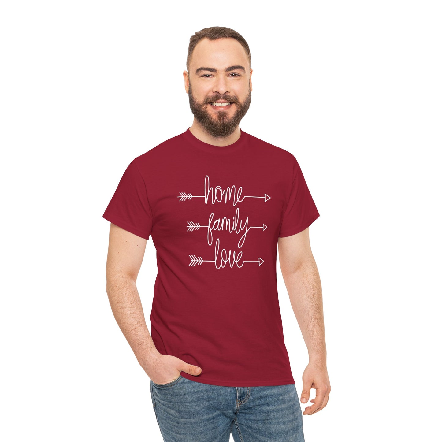 Home Family Love Motivational Tee