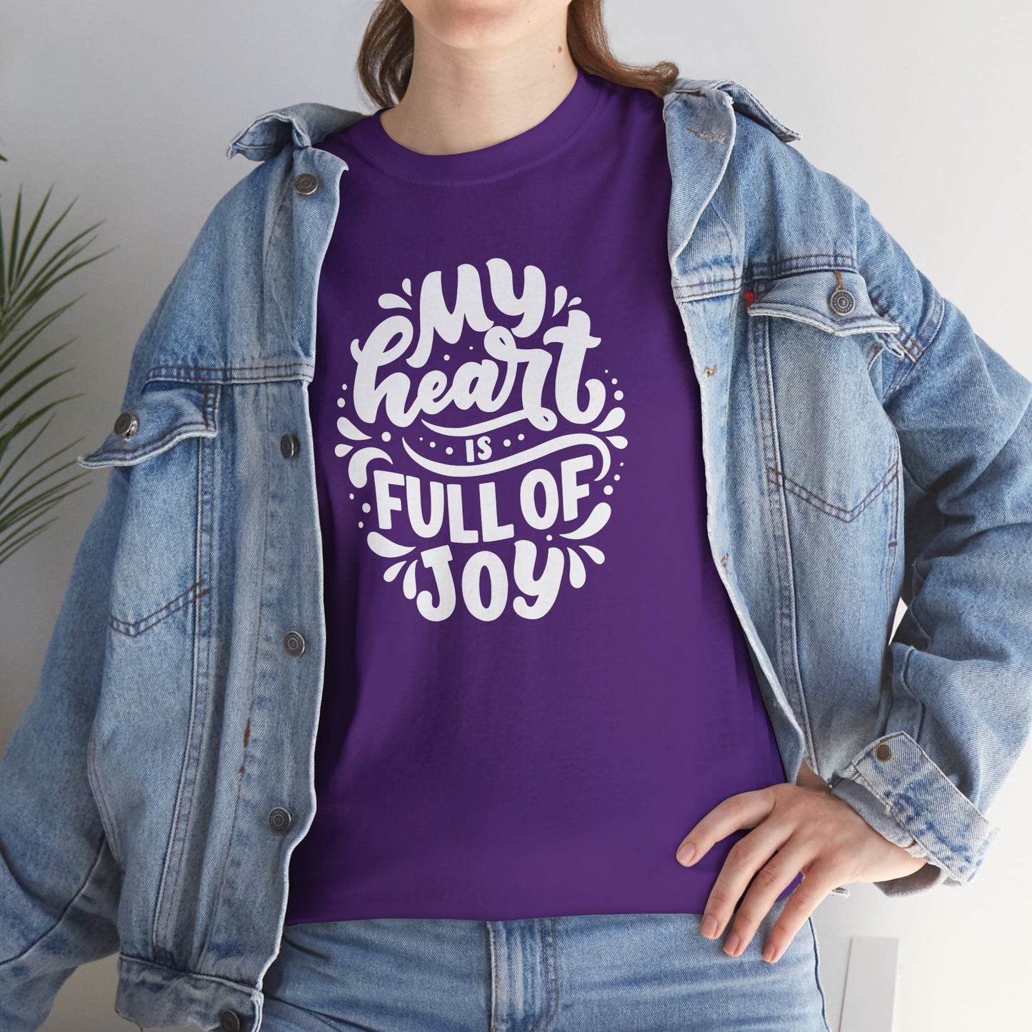 'My Heart Is Full Of Joy' Unisex Tee