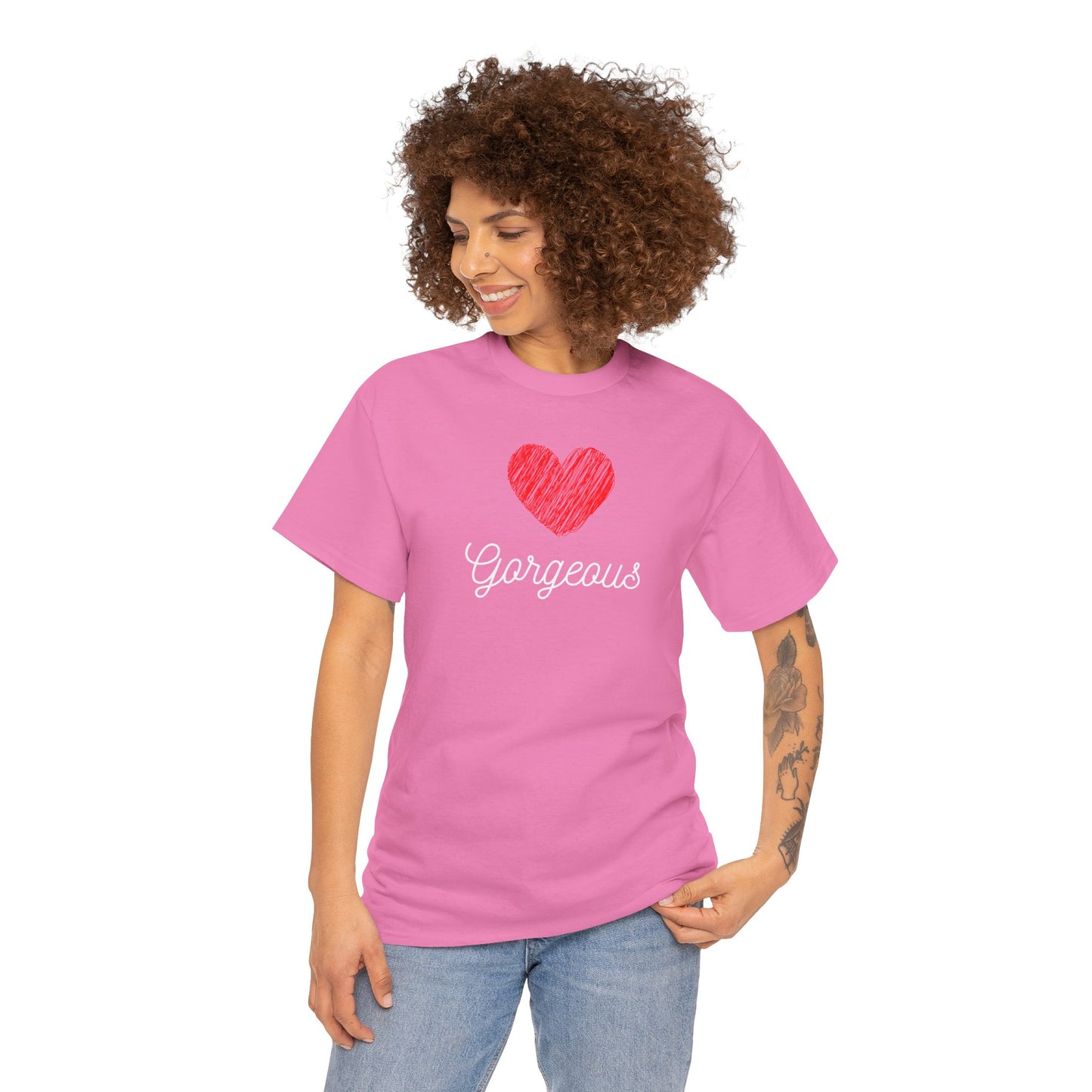 Gorgeous Heart Unisex Tee - Gorgeous Design