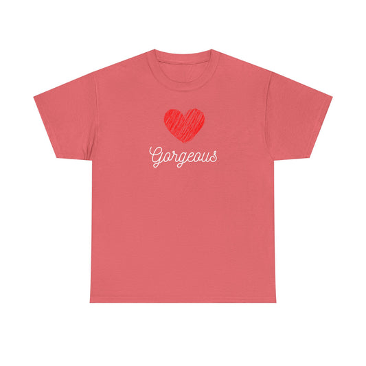 Gorgeous Heart Unisex Tee - Gorgeous Design