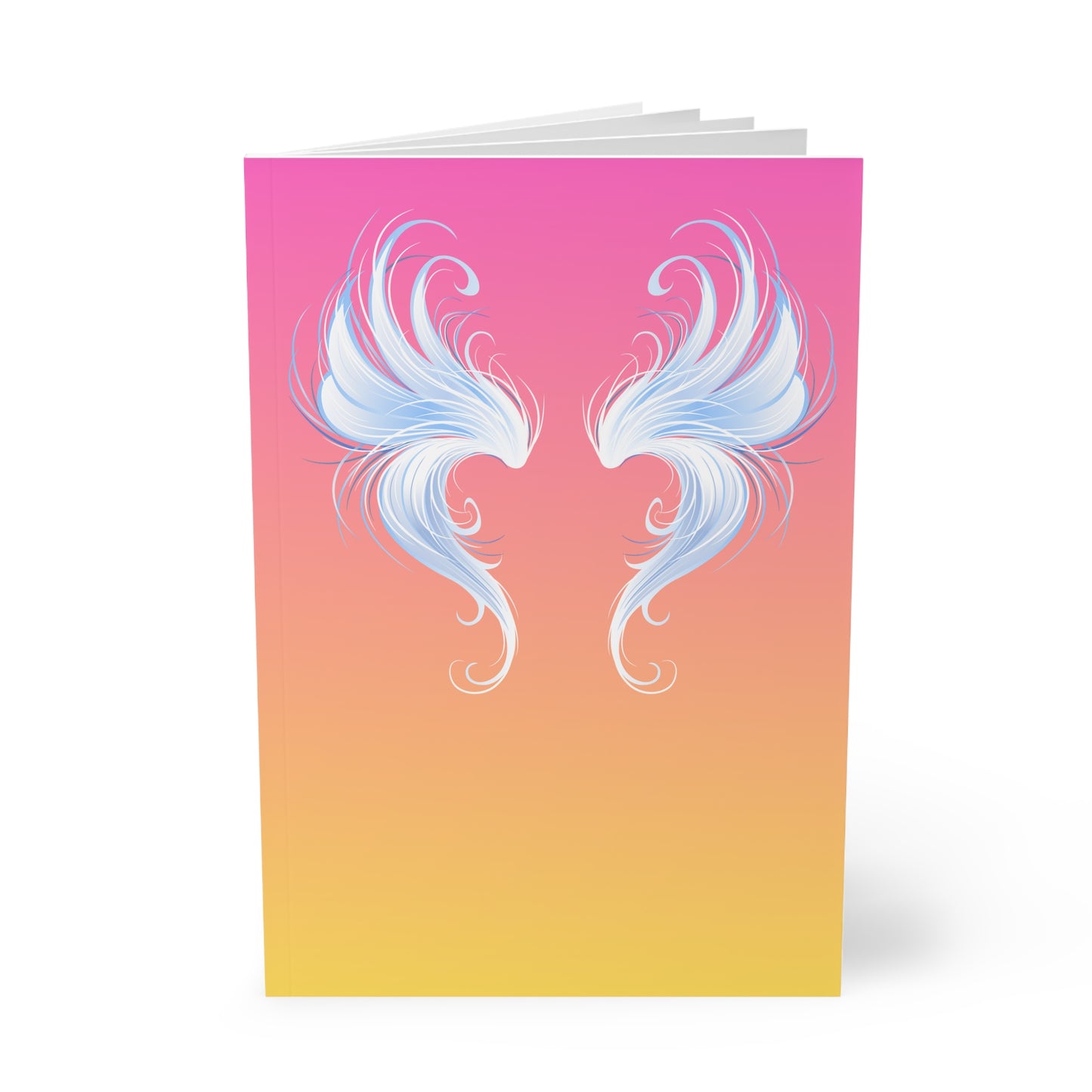 StarJam 'Angel Wings' - Softcover Notebook, A5, Pink/ Peach