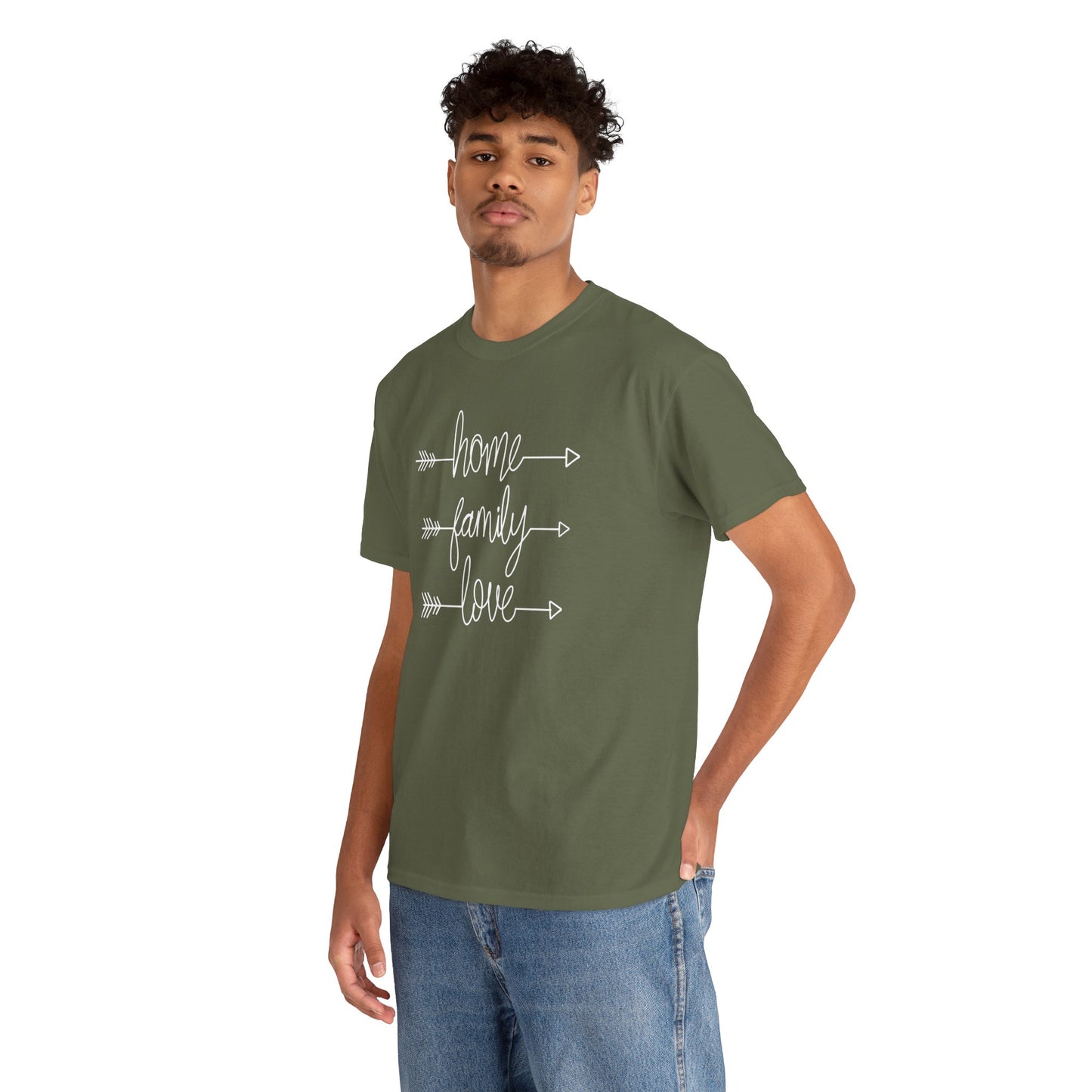 Home Family Love Motivational Tee