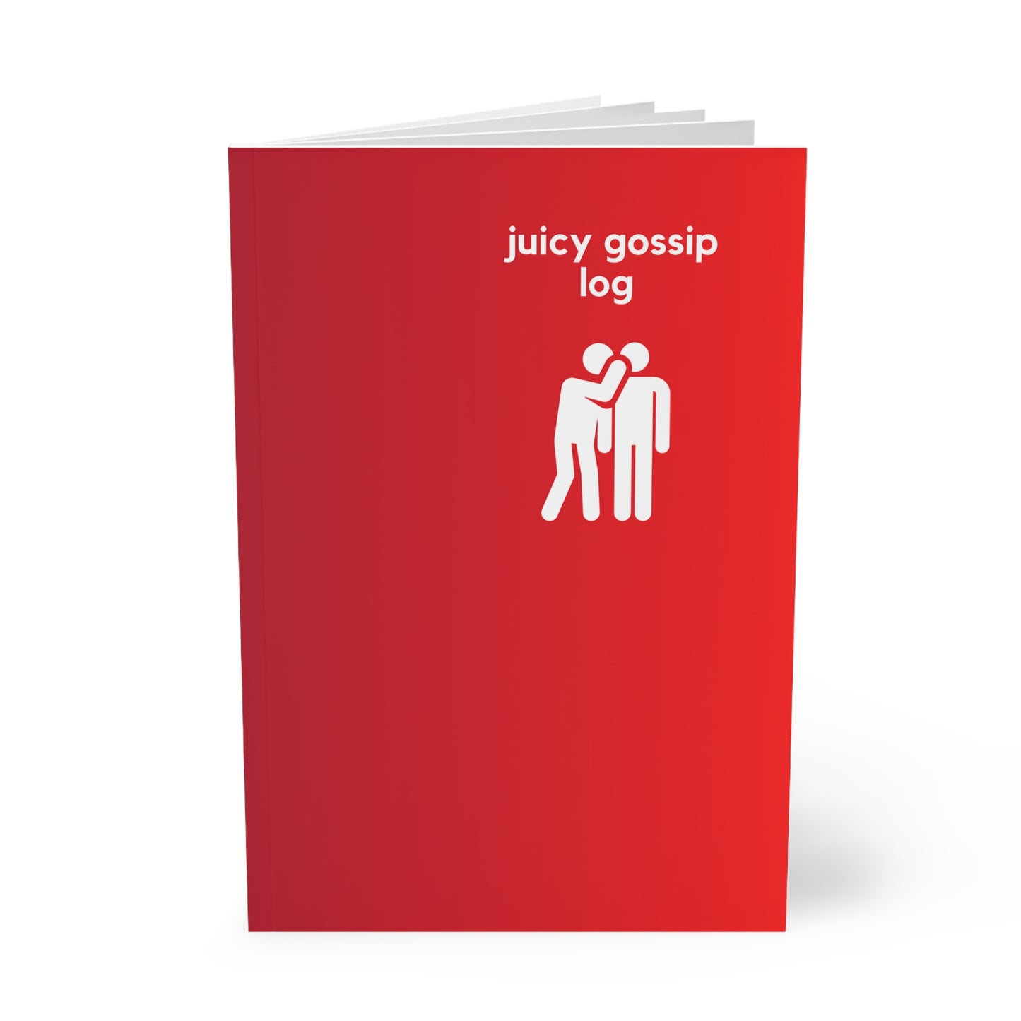 Juicy Gossip Log - Naughty Pads - Purple/Red A5 Soft Cover Journal