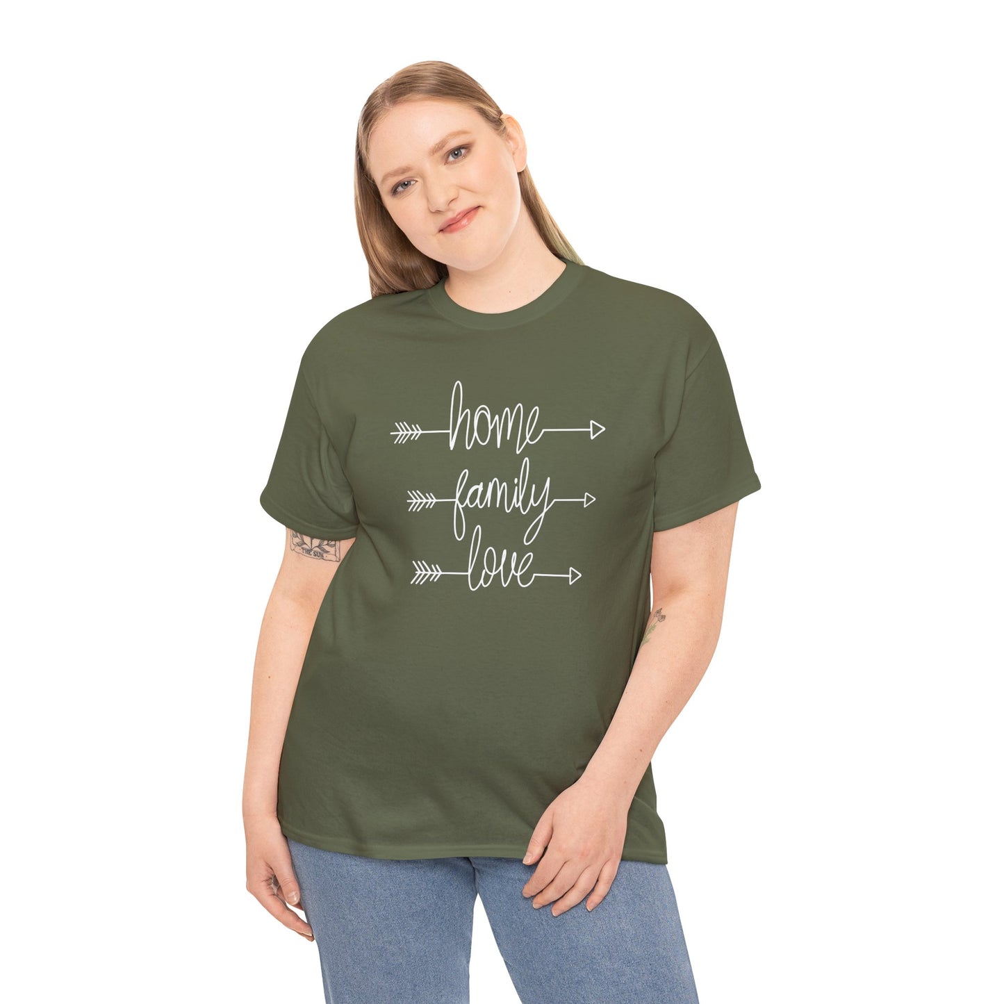 Home Family Love Motivational Tee