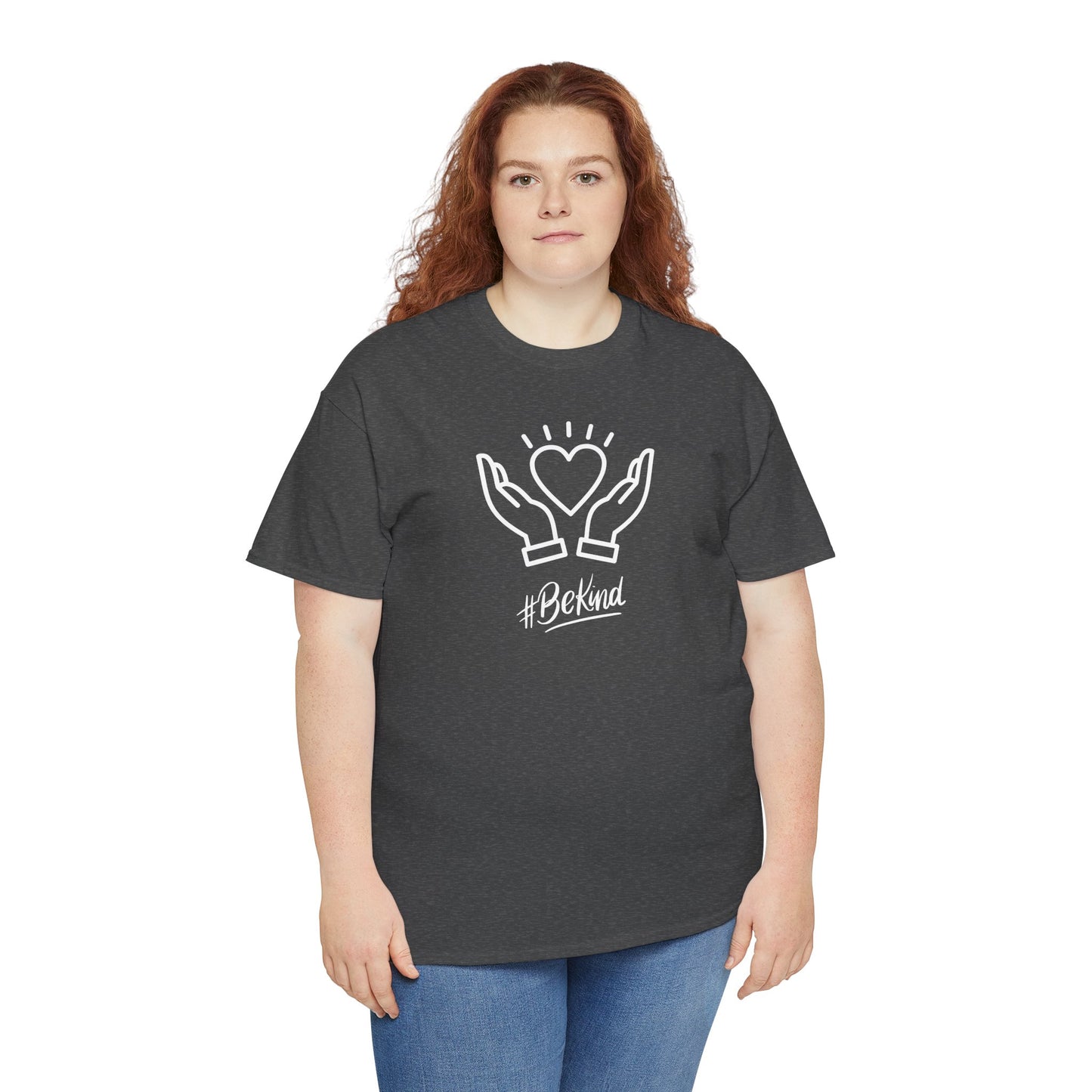 Motivational T-Shirt - #BeKind | Positive Vibes | Unisex Cotton Tee