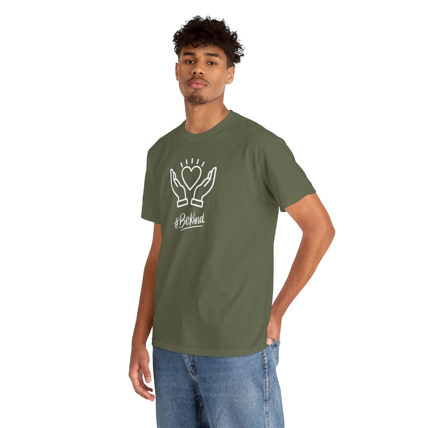 Motivational T-Shirt - #BeKind | Positive Vibes | Unisex Cotton Tee
