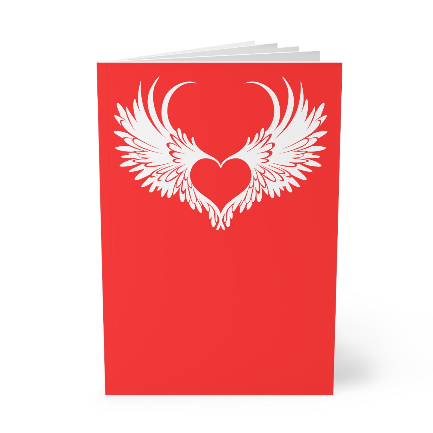 StarJam 'Angel Heart' - Softcover Notebook, A5, Red