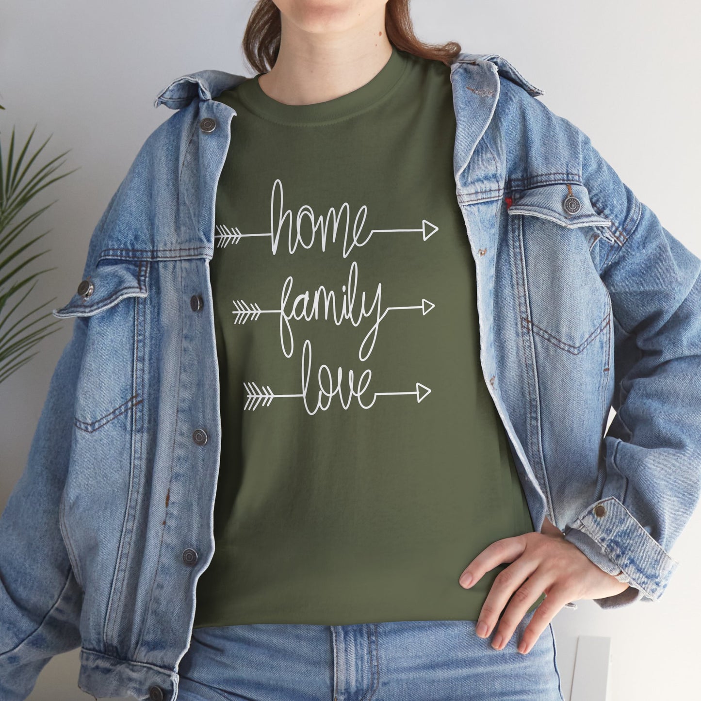 Home Family Love Motivational Tee