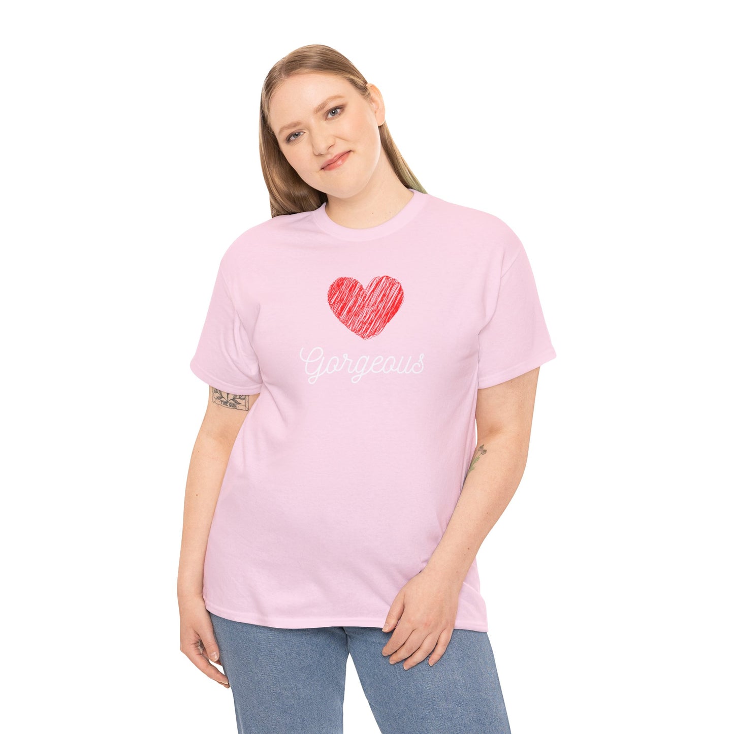 Gorgeous Heart Unisex Tee - Gorgeous Design