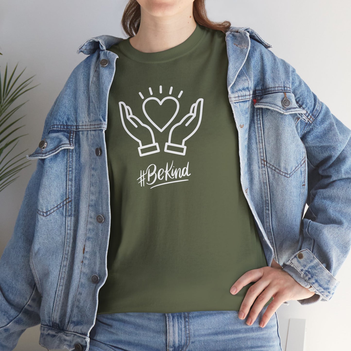 Motivational T-Shirt - #BeKind | Positive Vibes | Unisex Cotton Tee