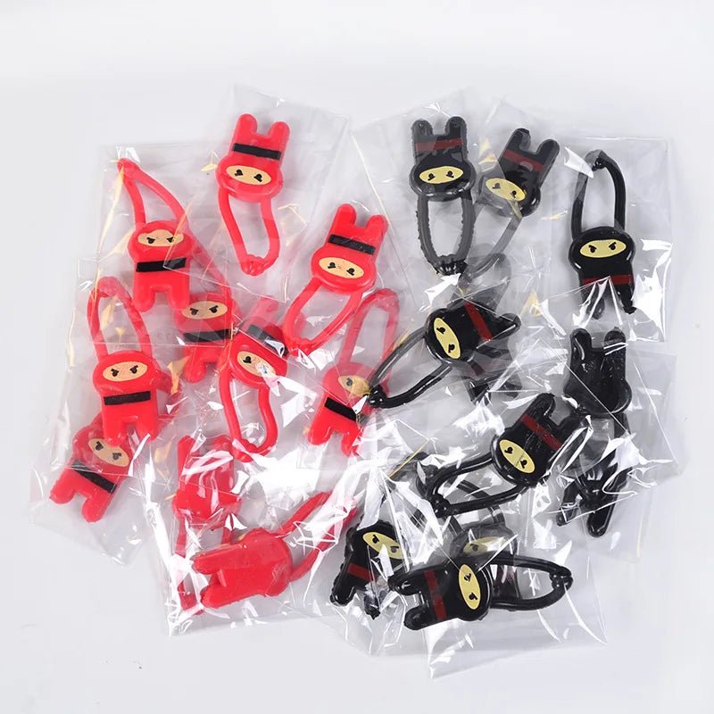 1/5pcs Funny Finger Ninja Launcher Slingshot Toys Kids Birthday Party Favors Pinata Filler Children Stretch Decompression Toy - StarJam Toys