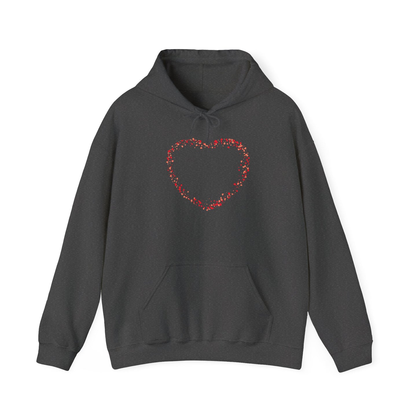 Tiny Red Prints Hearts Hoodie