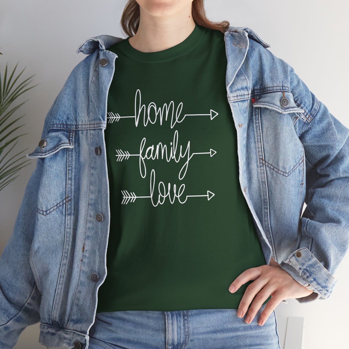 Home Family Love Motivational Tee