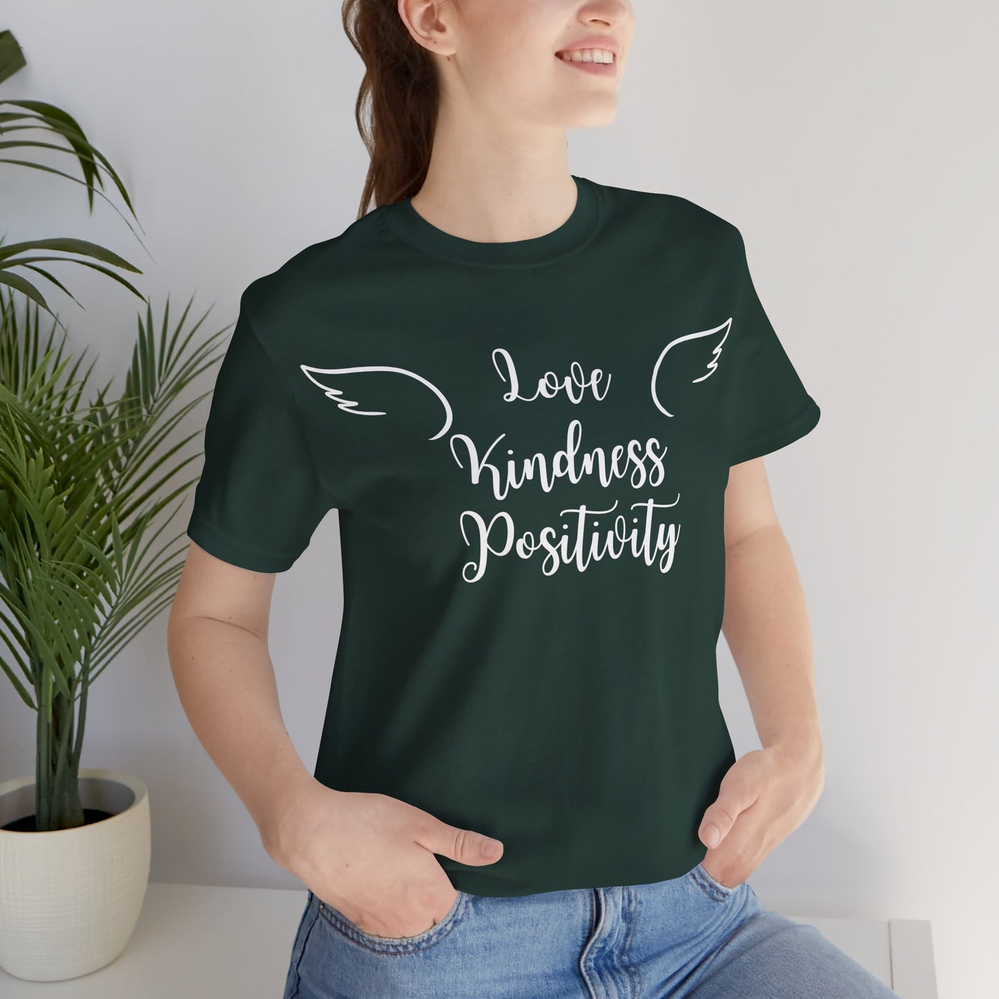 Love Kindness Positivity Angel Tee
