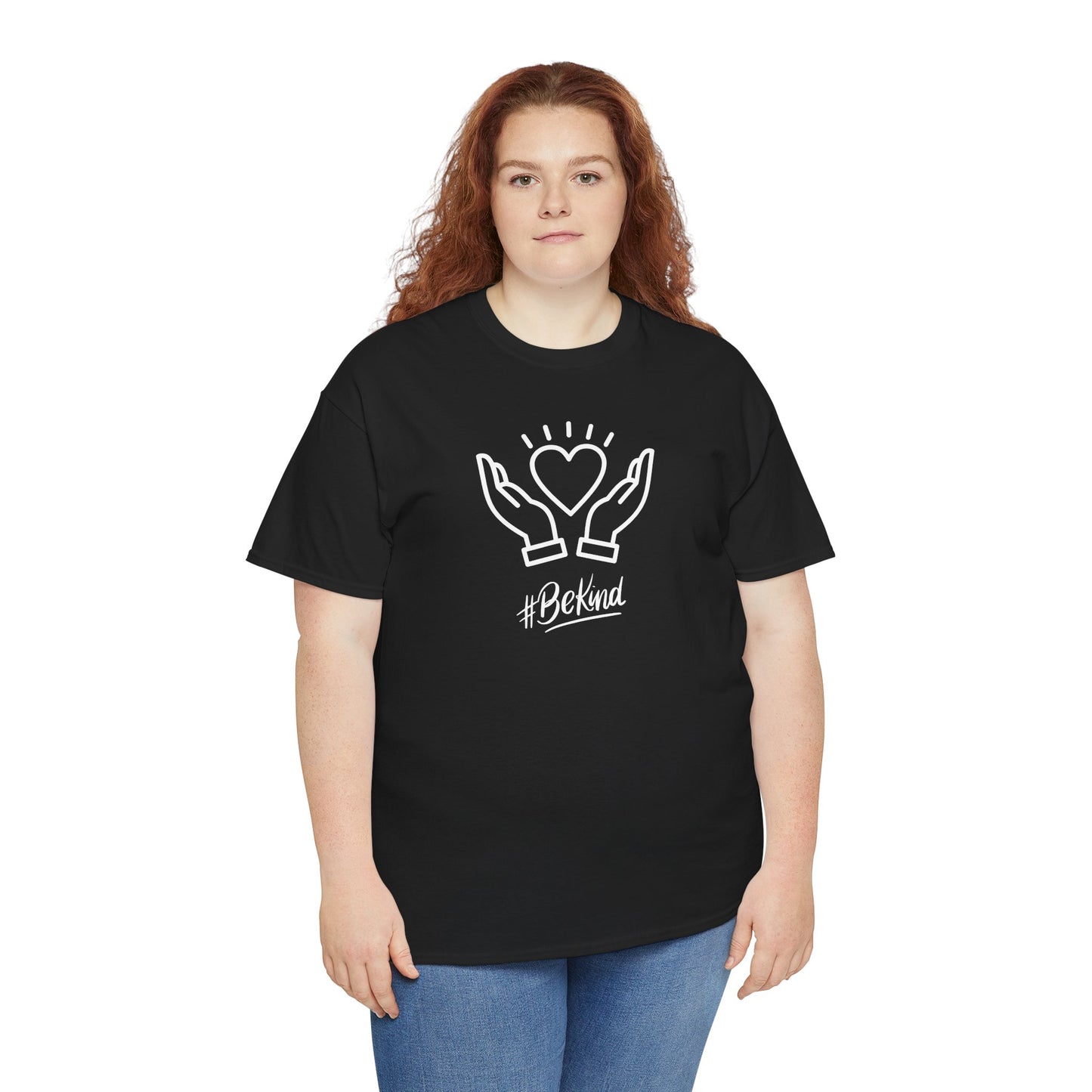 Motivational T-Shirt - #BeKind | Positive Vibes | Unisex Cotton Tee