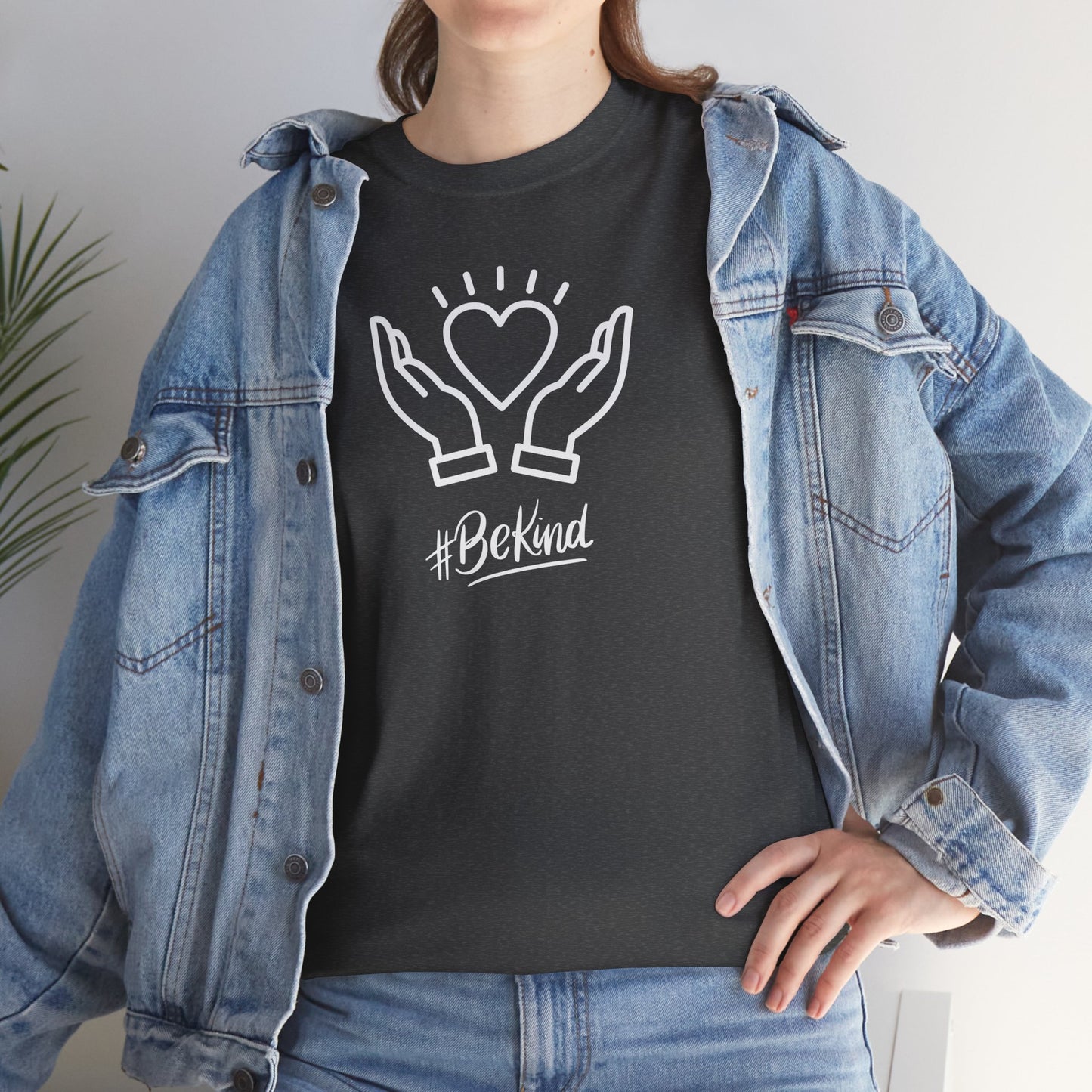 Motivational T-Shirt - #BeKind | Positive Vibes | Unisex Cotton Tee