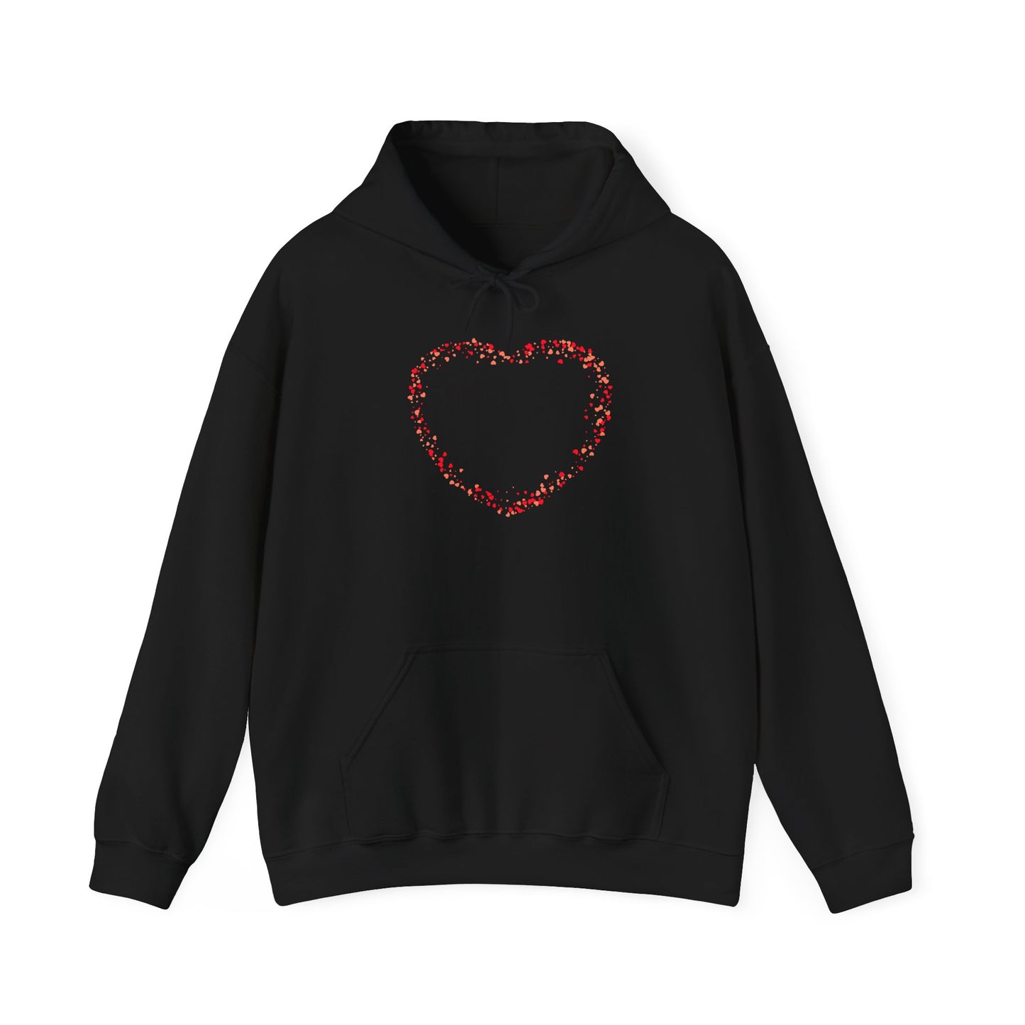 Tiny Red Prints Hearts Hoodie