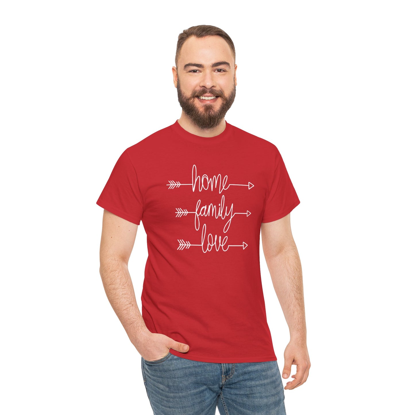 Home Family Love Motivational Tee