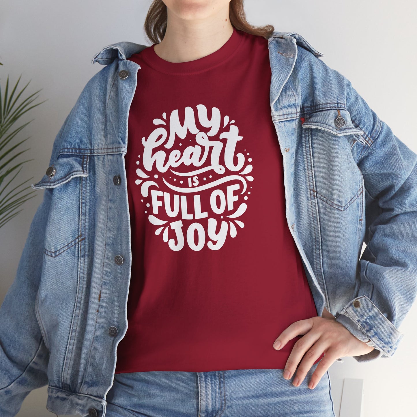 'My Heart Is Full Of Joy' Unisex Tee
