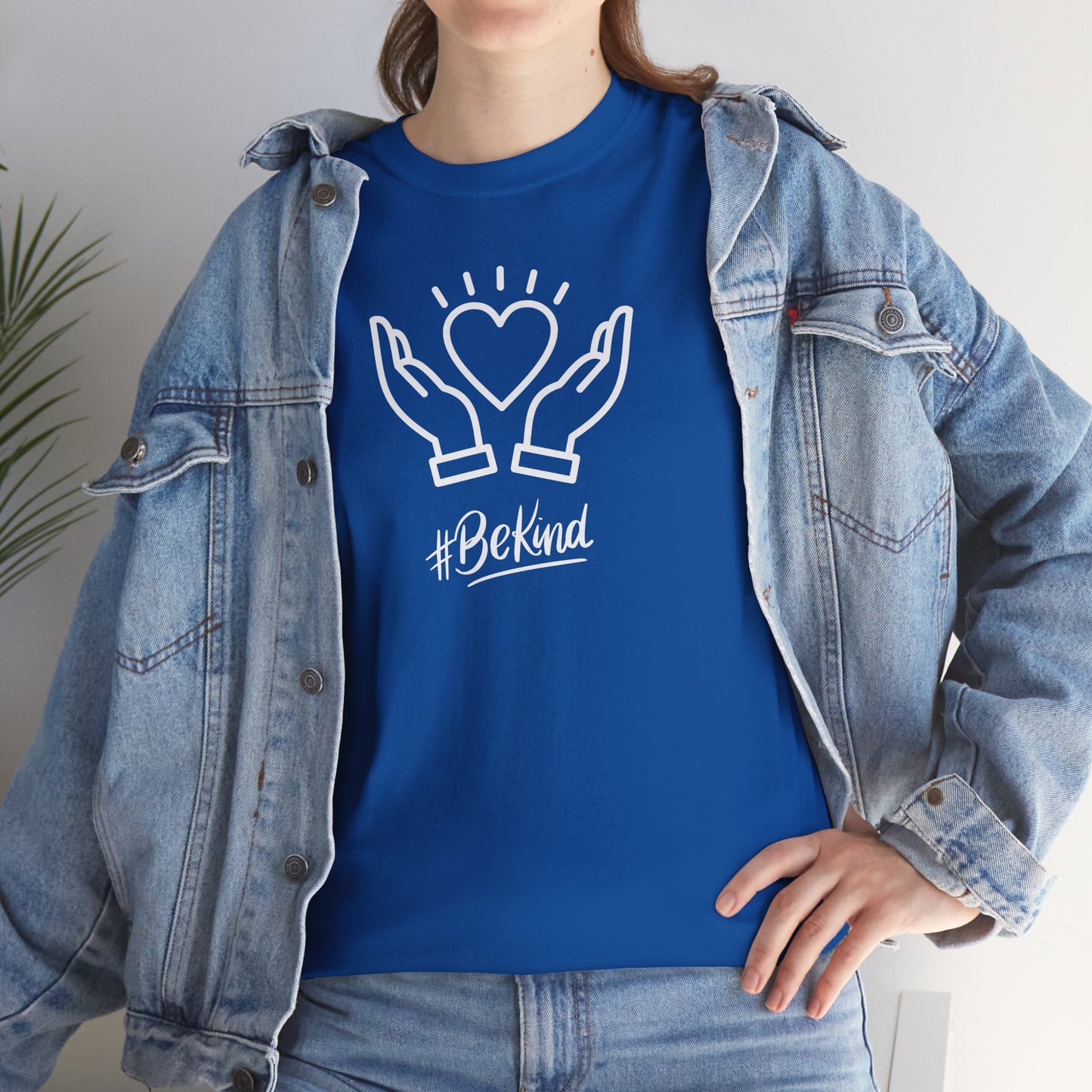 Motivational T-Shirt - #BeKind | Positive Vibes | Unisex Cotton Tee
