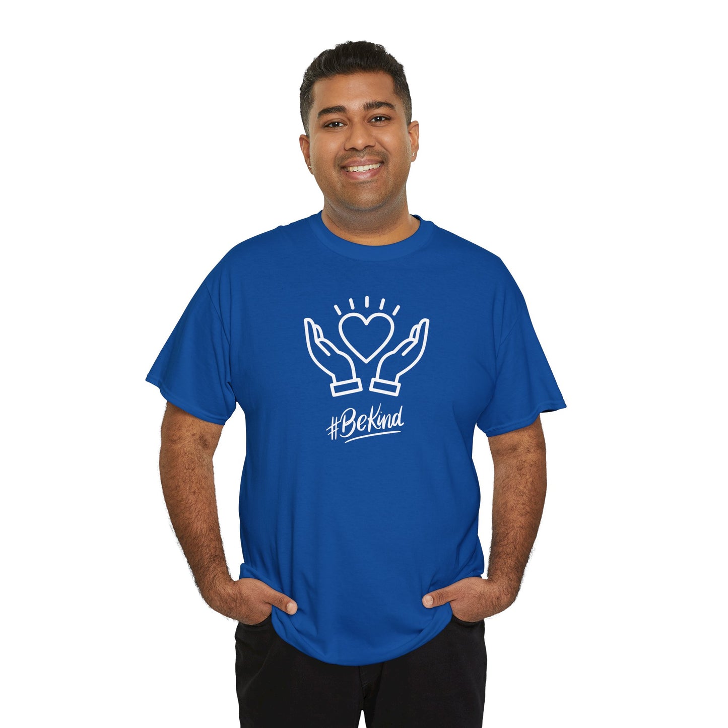 Motivational T-Shirt - #BeKind | Positive Vibes | Unisex Cotton Tee