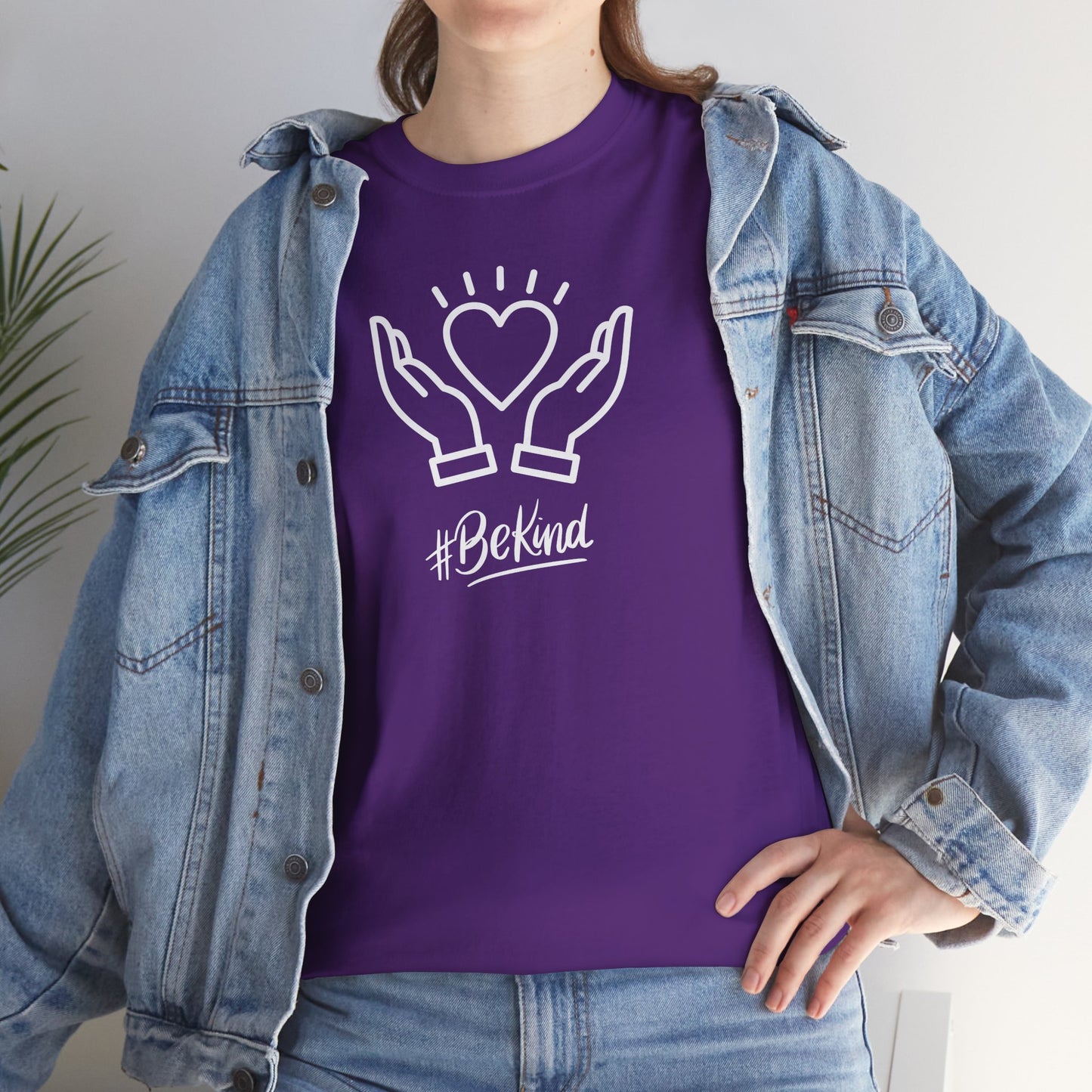 Motivational T-Shirt - #BeKind | Positive Vibes | Unisex Cotton Tee