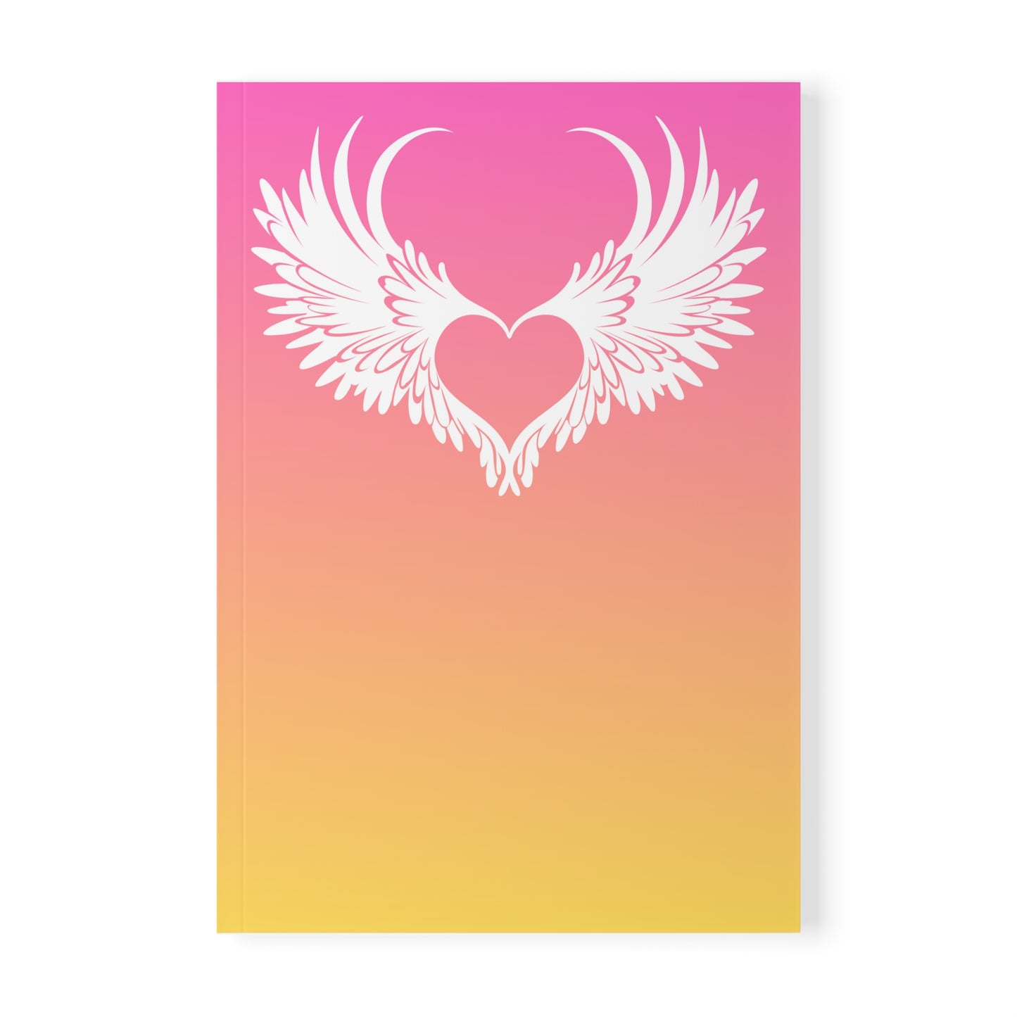 StarJam 'Angel Heart' - Softcover Notebook, A5, Pink/ Peach