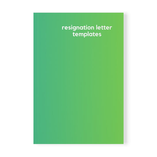 Resignation Letter - Naughty Pads - Green A5 Soft Cover Journal