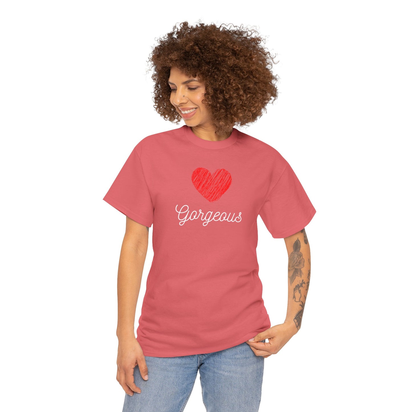 Gorgeous Heart Unisex Tee - Gorgeous Design