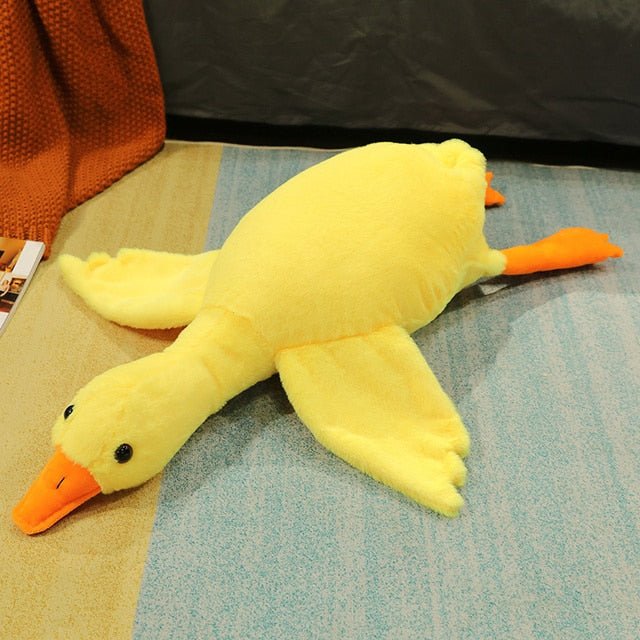 50-190cm Giant Duck Plush Toys Fluffy Sleep Pillow Cute Animal Stuffed Swan Goose Soft Dolls Floor Mat Kids Girls Birthday Gift - StarJam Gifts