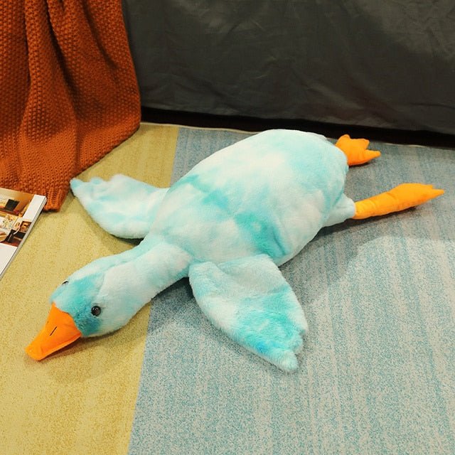 50-190cm Giant Duck Plush Toys Fluffy Sleep Pillow Cute Animal Stuffed Swan Goose Soft Dolls Floor Mat Kids Girls Birthday Gift - StarJam Gifts