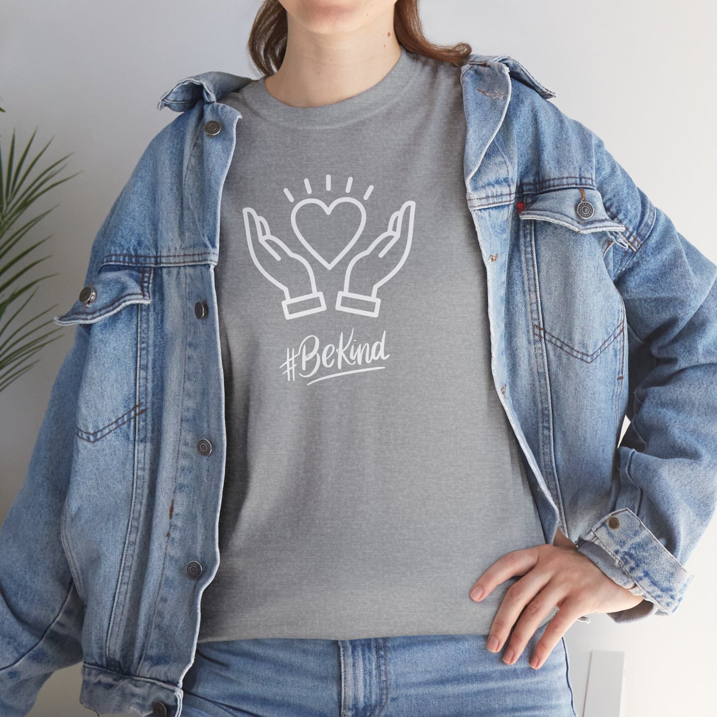 Motivational T-Shirt - #BeKind | Positive Vibes | Unisex Cotton Tee