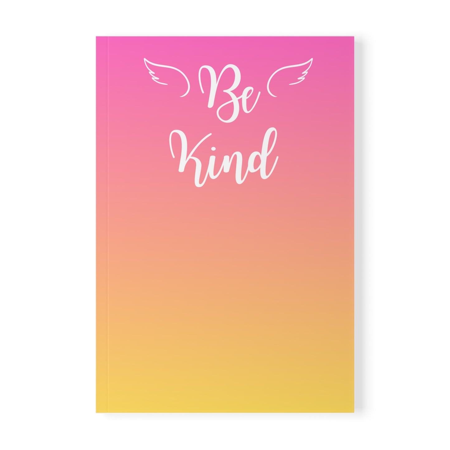 StarJam 'Be Kind' - Softcover Notebook, A5, Pink/ Peach