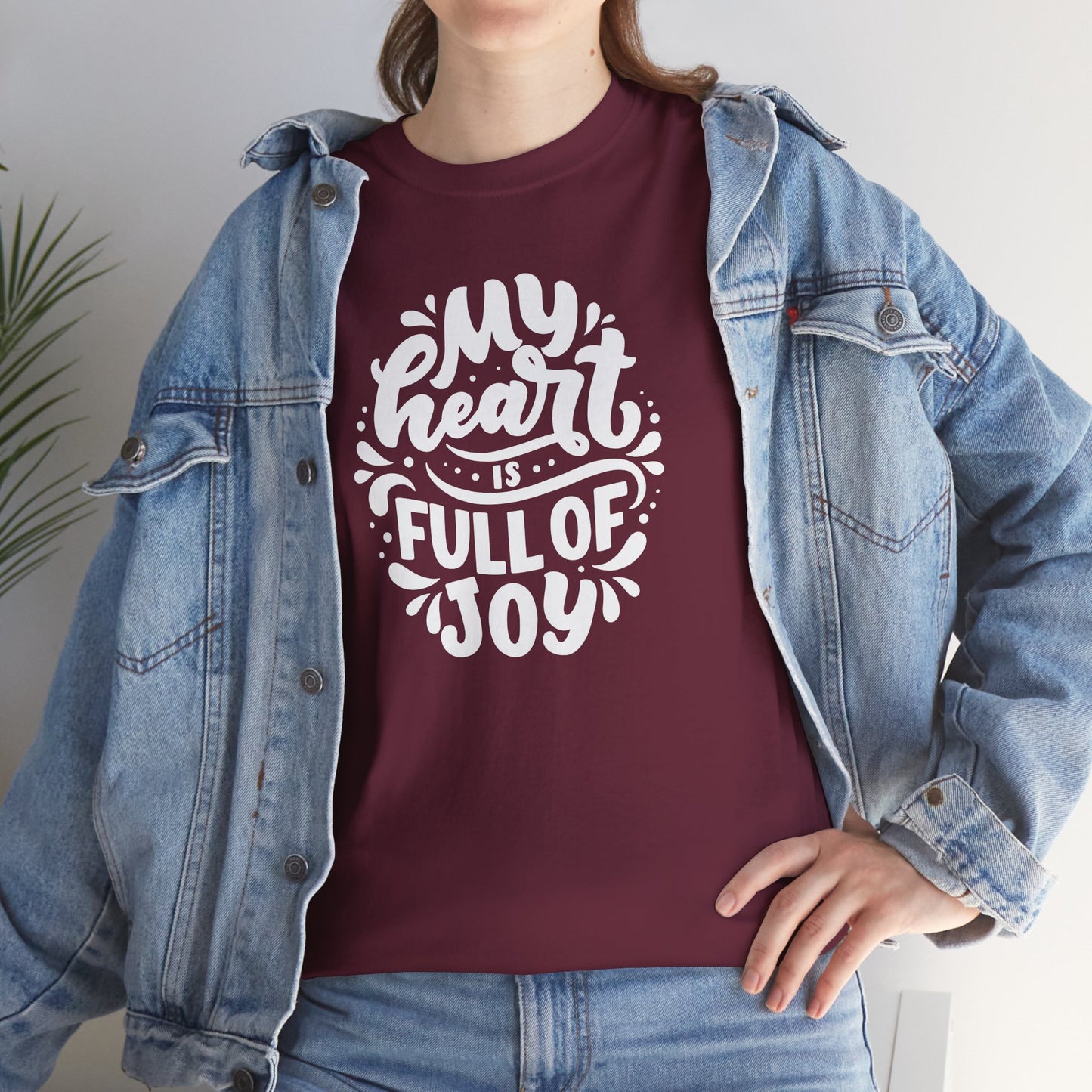 'My Heart Is Full Of Joy' Unisex Tee