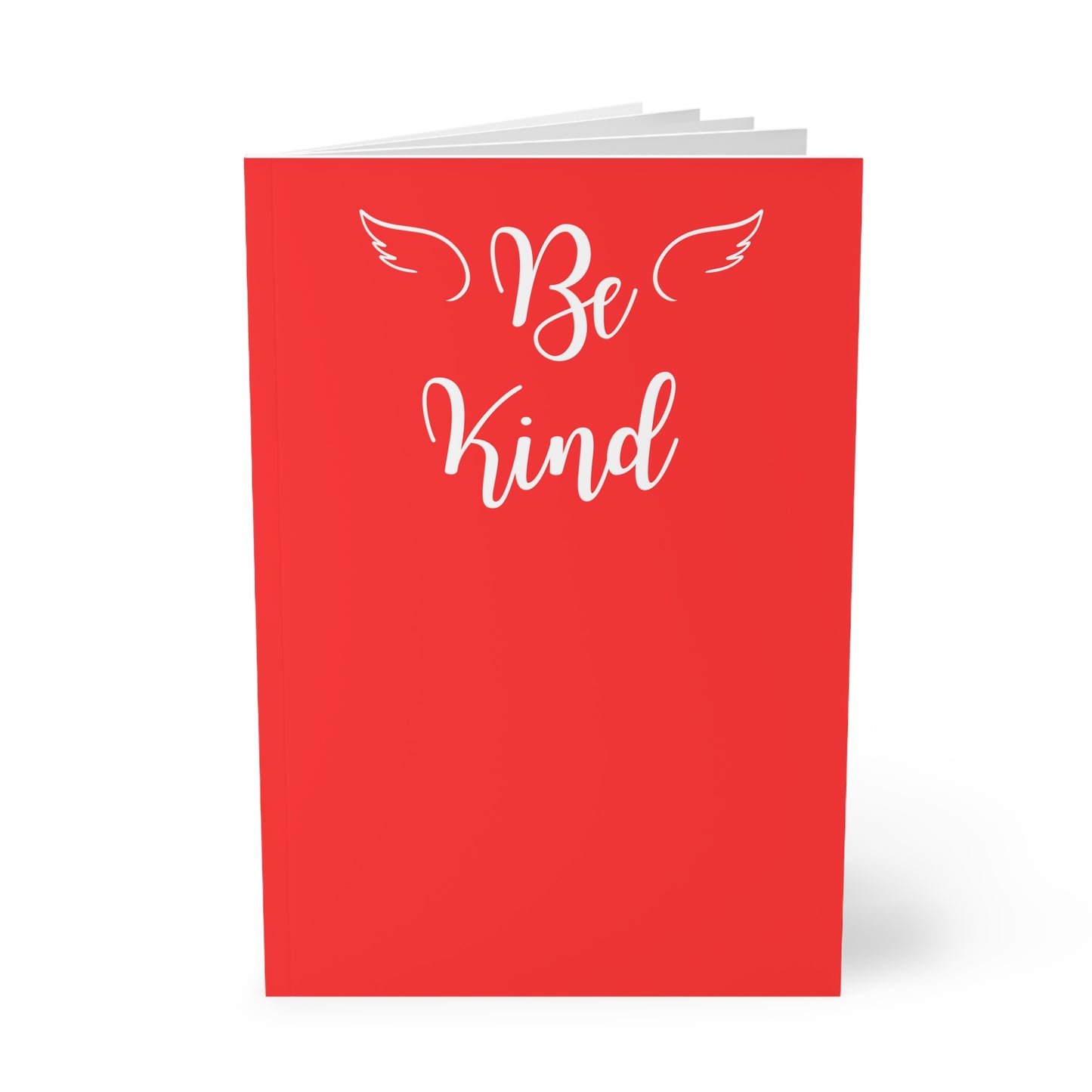 StarJam 'Be Kind' - Softcover Notebook, A5, Red