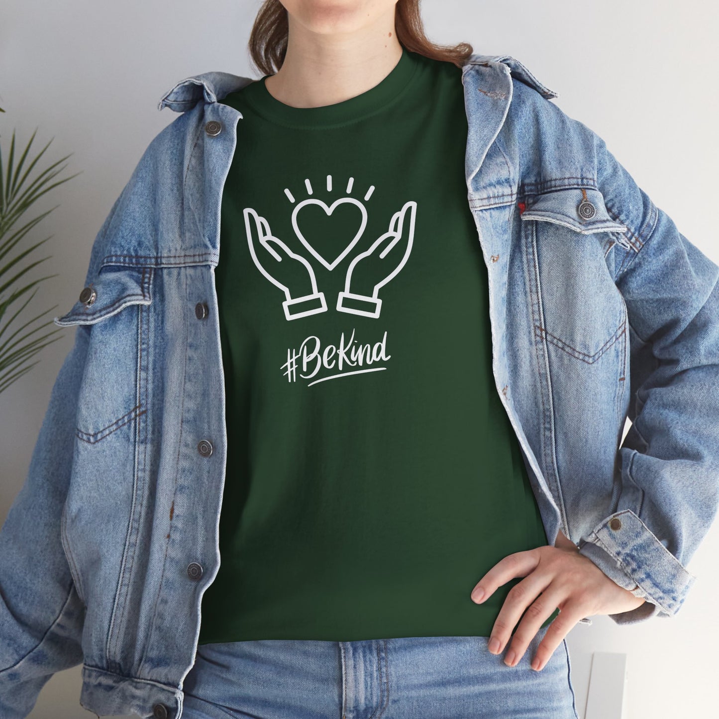 Motivational T-Shirt - #BeKind | Positive Vibes | Unisex Cotton Tee