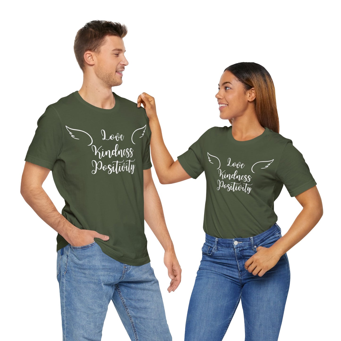 Love Kindness Positivity Angel Tee