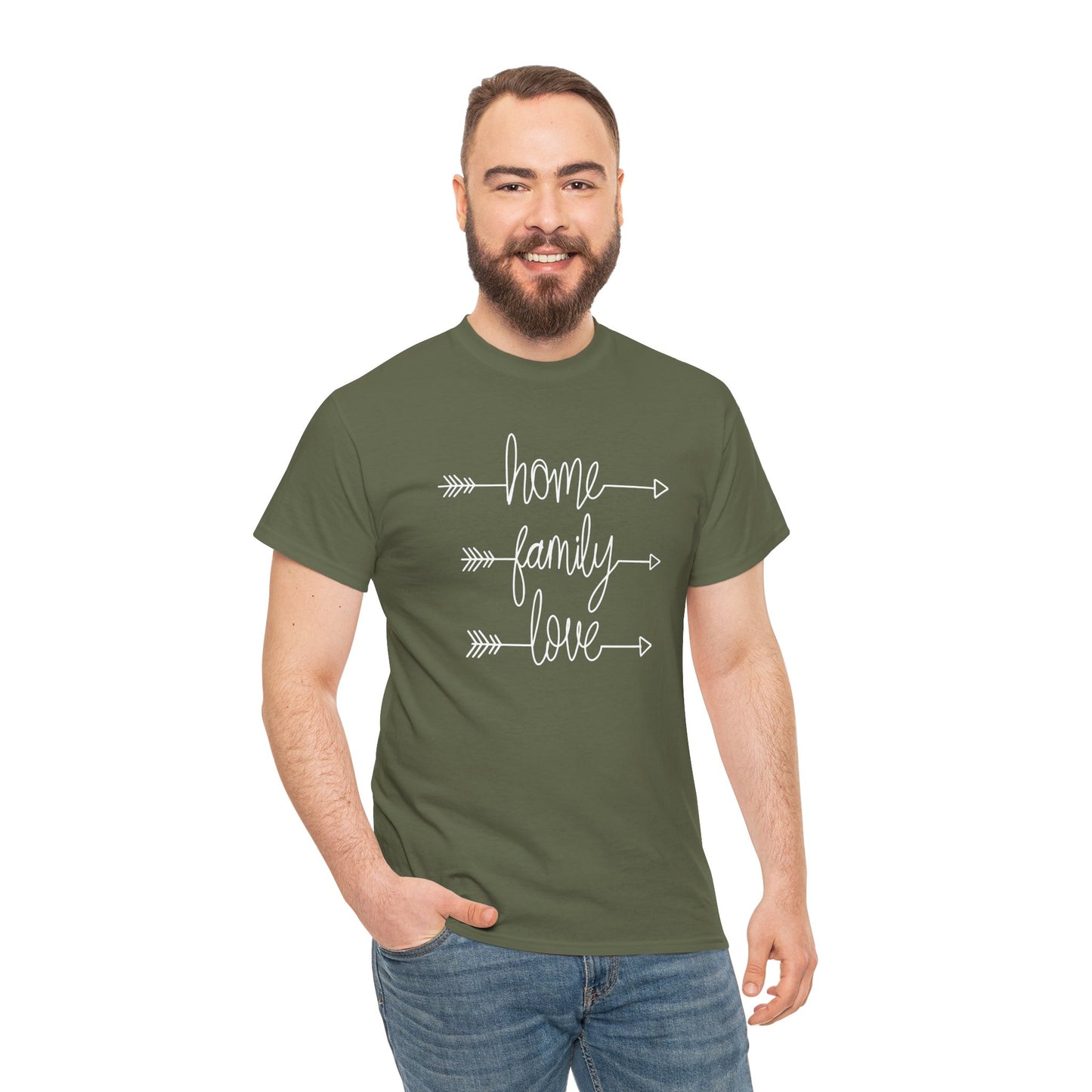 Home Family Love Motivational Tee