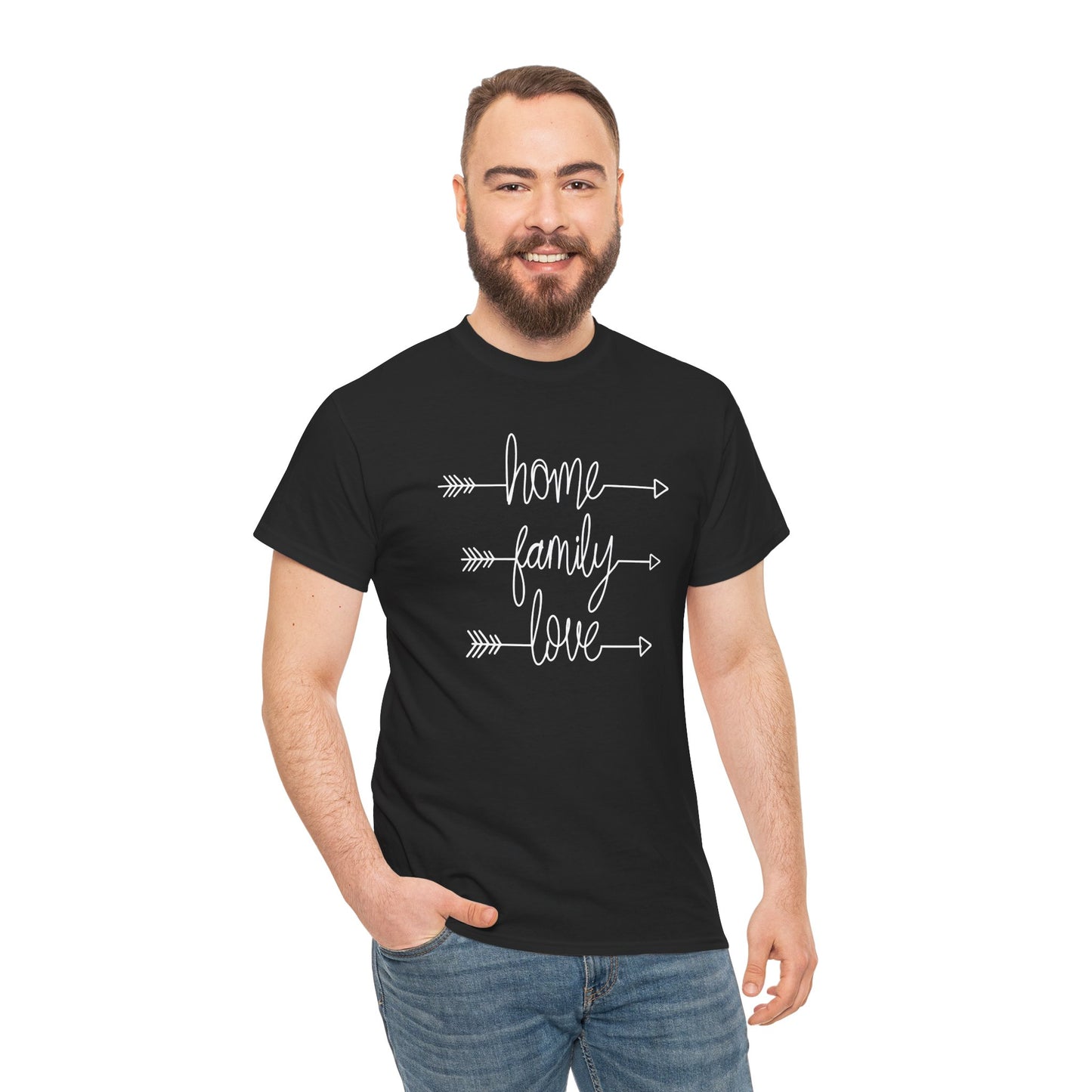 Home Family Love Motivational Tee